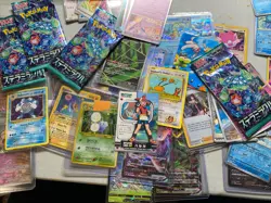 Pokemon Card Lot Vintage Holos Full Arts SR SAR Promos 50 cards Plus Packs - Image 1
