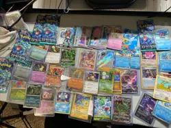 Pokemon Card Lot Vintage Holos Full Arts SR SAR Promos 50 cards Plus Packs - Image 2