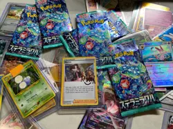 Pokemon Card Lot Vintage Holos Full Arts SR SAR Promos 50 cards Plus Packs - Image 5