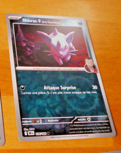 POKEMON RIVALITES DESTINEES CARD REVERSE HOLO CARTE 114/182 DRI FR EV10 MINT - Image 1