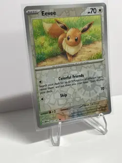 Eevee Reverse Holo NM 133/165 Scarlet & Violet 151 Pokemon Card - Image 2