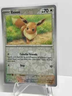 Eevee Reverse Holo NM 133/165 Scarlet & Violet 151 Pokemon Card - Image 3