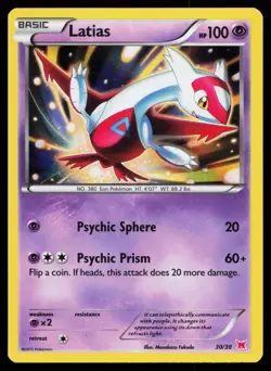 Latias (#30 Holo) 30/30 Common XY Trainer Kit: Latias & Latios Pokemon Card - Image 1