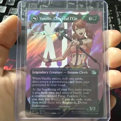 Vanille, Cheerful l'Cie (Borderless) (Surge Foil) -Foil Near Mint MTG - Image 1