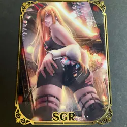Goddess Story Gold METAL Card - Serial Number #002/200! Anime Bikini Power - Image 1