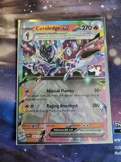 Ceruledge Ex Pokemon Prize Pack Series 7 Promo Pokemon Card NM/LP Stamp - Image 1