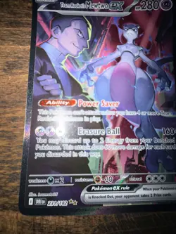Team Rocket's Mewtwo ex - 231/182 - SIR - Destined Rivals - Pokemon Card 🔥 - Image 1