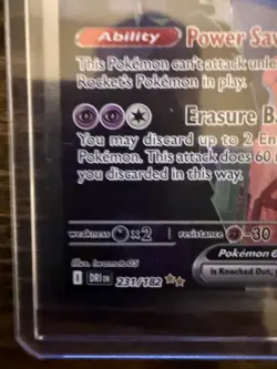 Team Rocket's Mewtwo ex - 231/182 - SIR - Destined Rivals - Pokemon Card 🔥 - Image 2