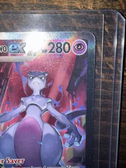 Team Rocket's Mewtwo ex - 231/182 - SIR - Destined Rivals - Pokemon Card 🔥 - Image 4