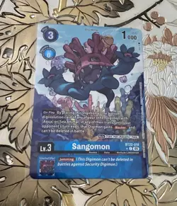Digimon Card Game Box Topper Sangomon Alternate Art BT22-018 Cyber Eden AUC 4 - Image 1
