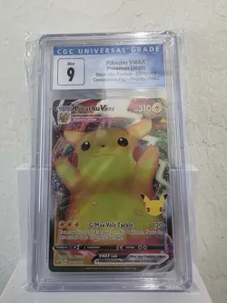 Pikachu VMAX SWSH062 SWSH: Sword & Shield Promo Cards Graded CGC 9 - Image 1
