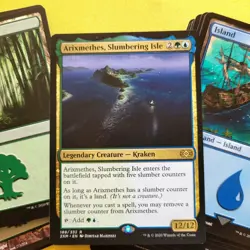 Complete Commander Magic Deck EDH 100 Cards - *WIZARDS Tribal Blue and Green* - Image 1