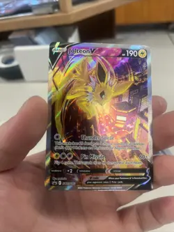 Jolteon V SWSH183 SWSH: Sword & Shield Promo Cards Holo NM - Image 1