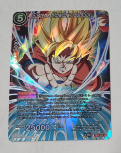 Dragon Ball Super Card Game Supreme Showdown Son Goku TB2-002 SR Super Rare Foil - Image 1