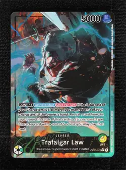 2025 One Piece Card Game: Royal Blood OP10 L English Trafalgar Law (Alt Art) - Image 1