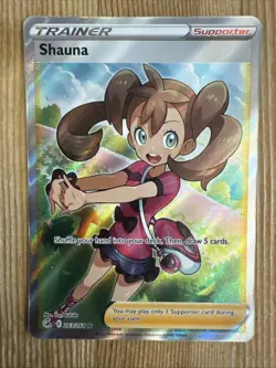 Shauna - 263/264 - Pokemon Fusion Strike Sword & Shield Full Art Rare Card NM - Image 1
