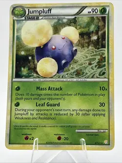 Jumpluff 6/123 HeartGold SoulSilver Holo Card Lightly Played Pokemon TCG 2010 - Image 1
