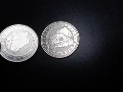Pokemon Card Meiji Promo Battle Coin Silver Shining Bulbasaur 2 SET #5684 PLAY - Image 4