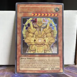 1ST EDITION EXXOD, MASTER OF THE GUARD 1996 SD7-EN001 YUGIOH CARD (LP/MP) - Image 1