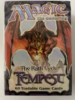 Magic: The Gathering Tempest The Rath Cycle Sealed 60 Card Booster Deck - Image 1