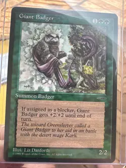 MTG: GIANT BADGER BOOK PROMO 1995 plus 2x SEWERS OF ESTARK MINT!! - Image 2