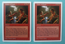 Magic the Gathering MTG Fifth (5th) Edition GAME OF CHAOS X2 LP/EX 1997 R NICE! - Image 1