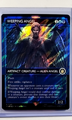 MTG Magic The Gathering WHO Doctor Who Showcase Surge Foil #1140 Weeping Angel - Image 1