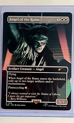 2023 MTG Magic The Gathering Secret Lair SLD #1378 Weeping Angel of the Ruins - Image 1