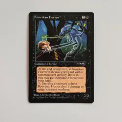 Krovikan Horror LP Alliances Magic the Gathering Card - Image 1