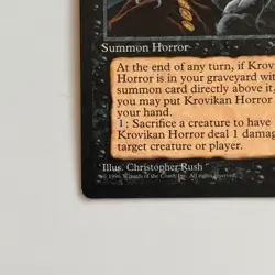 Krovikan Horror LP Alliances Magic the Gathering Card - Image 4