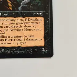 Krovikan Horror LP Alliances Magic the Gathering Card - Image 5