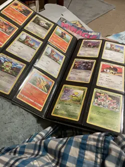 Vintage Pokemon Card Binder Lot 333 Cards Base Fossil WOTC Pikachu Charizard - Image 3