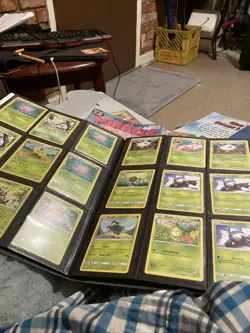 Vintage Pokemon Card Binder Lot 333 Cards Base Fossil WOTC Pikachu Charizard - Image 5