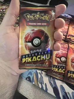Pokemon Detective Pikachu Movie 2-Card Booster Pack (with SM190 Promo Holo Rare) - Image 2