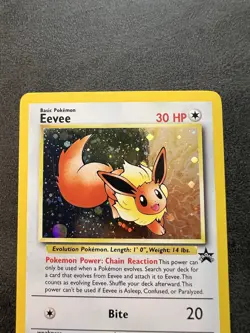 1999 Pokemon Wizards Black Star Promos Eevee #11 Great Condition Wotc Vintage LP - Image 2