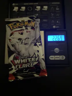 Very Heavy! 22.69g Pokemon TCG SV10.5 White Flare Booster Pack Sealed! - Image 1