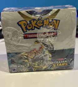 Pokemon TCG Brilliant Stars Booster Box Factory Sealed - Image 1