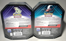 Lot Of 2 Pokemon TCG Triple Whammy Tin Set Slaking And Tranitar Factory Sealed - Image 2