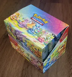 Pokemon Prismatic Evolutions Mini Tin Display Box Set of 8 Tins Sealed! - Image 2