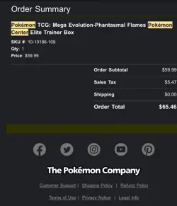Phantasmal Flames Pokemon PKC Exclusive ETB PRESALE! SHIPS MID-NOV - Image 2