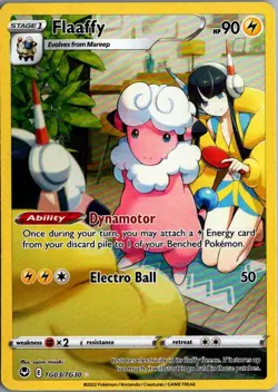 2022 Sword & Shield Series - Silver Tempest - Trainer Gallery Flaaffy Rare #TG3 - Image 1