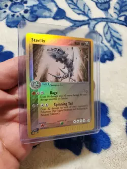 LP Steelix 23/100 EX Sandstorm Pokemon Reverse Holo - Image 1