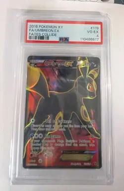 Umbreon EX - Full Art Ultra Rare Pokemon XY Fates Collide #119/124 PSA 4 - Image 3