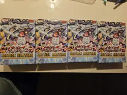 Yu-Gi-Oh! TCG Justice Hunters Mini Booster Box Lot Of 4! BRAND NEW, SEALED! - Image 1