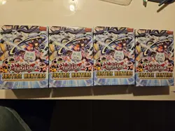 Yu-Gi-Oh! TCG Justice Hunters Mini Booster Box Lot Of 4! BRAND NEW, SEALED! - Image 2