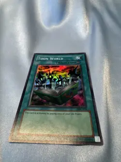 Yu-Gi-Oh TCG Magic Ruler #MRL-076 Toon World Super Rare MP - Image 1