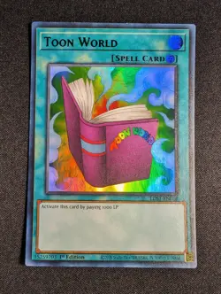 Yugioh - Toon World LDS1-EN068 1st Edition Ultra Rare (Green) NM - Image 1