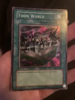 Yu-Gi-Oh! Toon World Super Rare MRL-076 Unlimited HP - Image 1