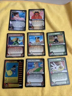 Dragon Ball Z TCG - Vegeta P3 - Gold Foil Promo - 8 Card Lot - Image 1