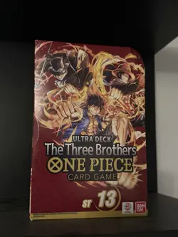 Three Brothers One Piece Ultra Deck Card Game ST13 - Image 1